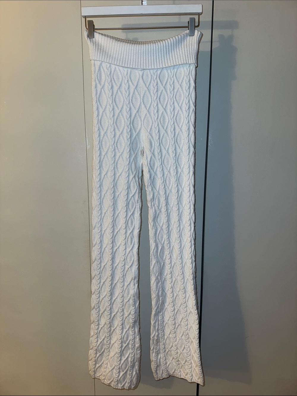 SKIMS Cable-Knit Flare Pant